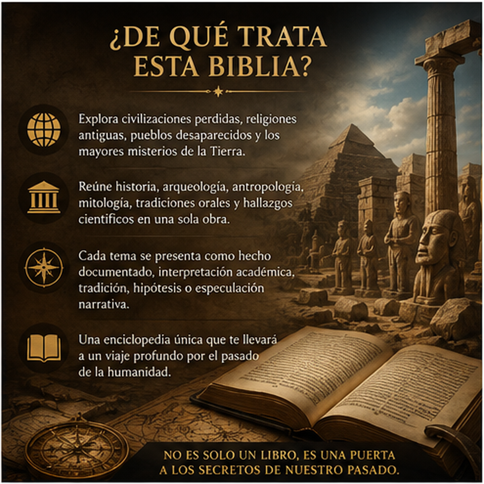 🔥La Biblia de las Civilizaciones Perdidas