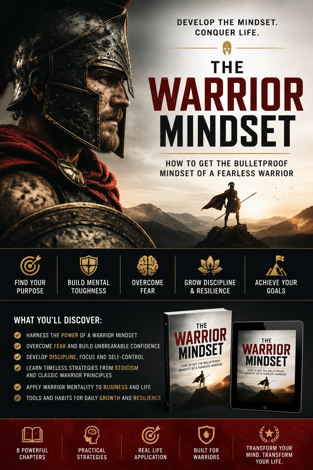 The Warrior Mindset – How to Get the Bulletproof Mindset of a Fearless Warrior