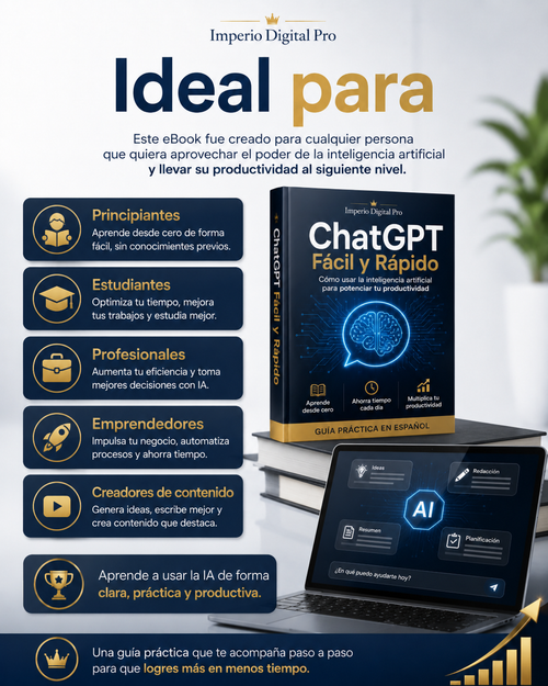 ChatGPT Fácil y Rápido 2025-2026