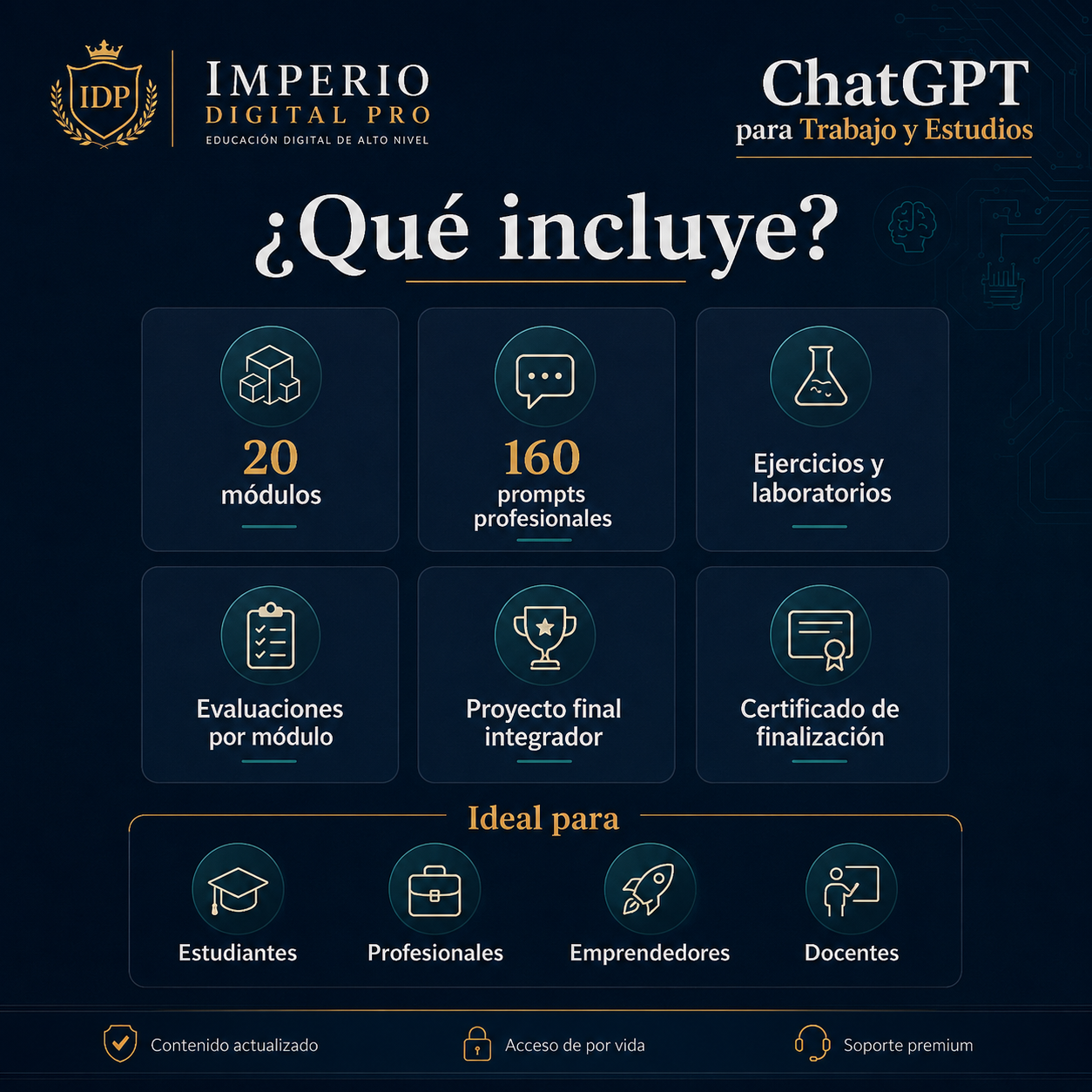 ChatGPT para Trabajo y Estudios | Curso Profesional de Inteligencia Artificial Aplicada