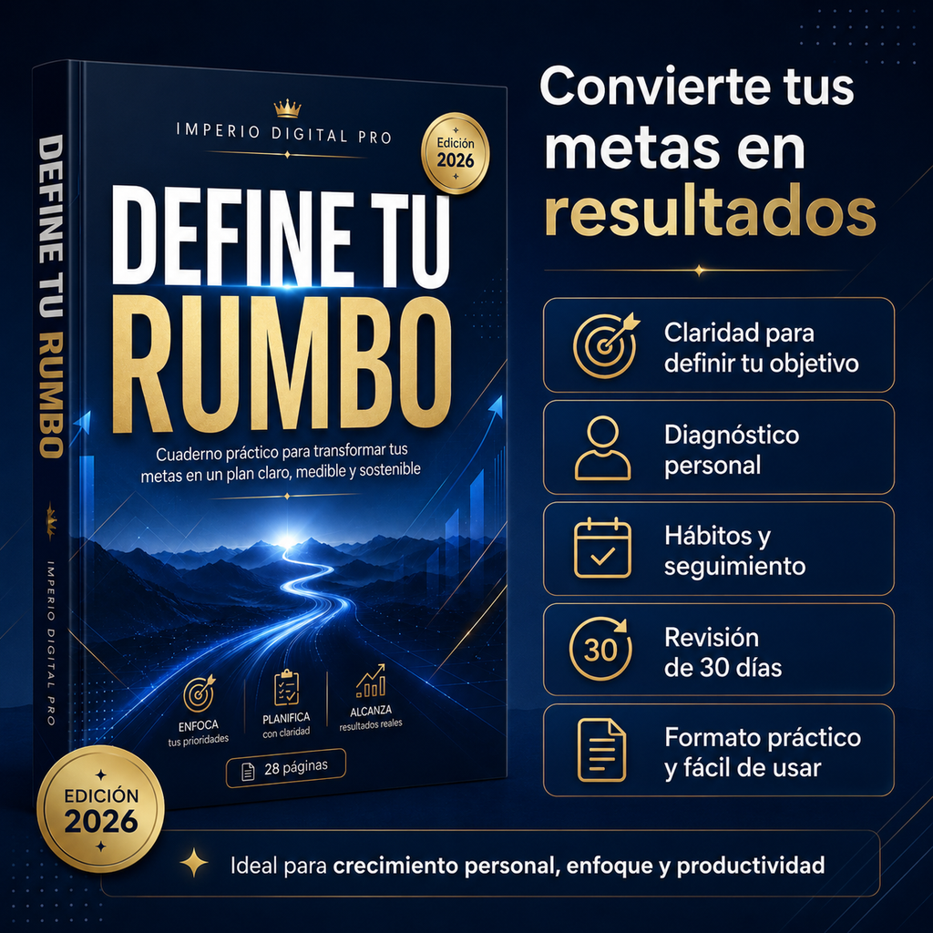Define Tu Rumbo | Cuaderno Práctico de Desarrollo Personal