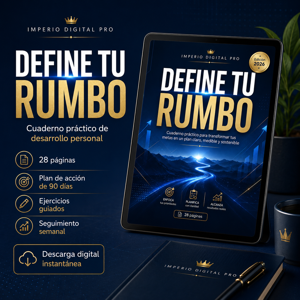 Define Tu Rumbo | Cuaderno Práctico de Desarrollo Personal