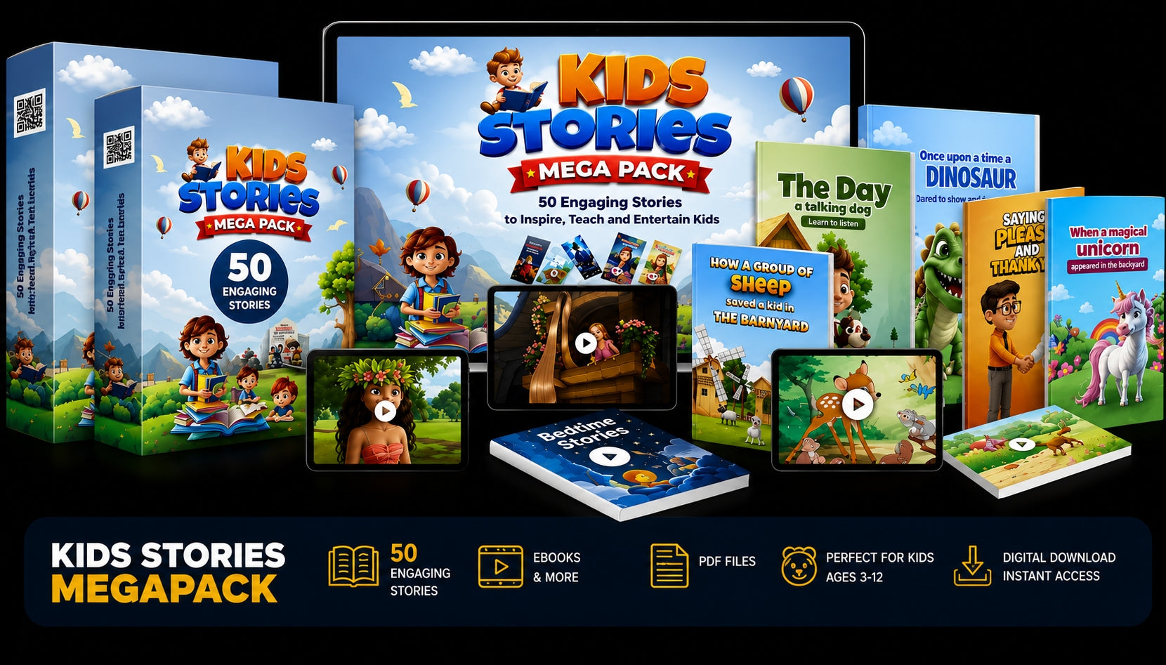 Kids Stories Mega Pack