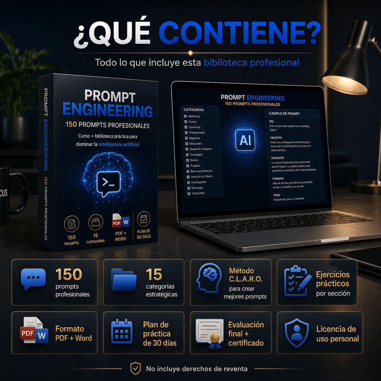 Prompt Engineering: 150 Prompts Profesionales para Dominar la Inteligencia Artificial