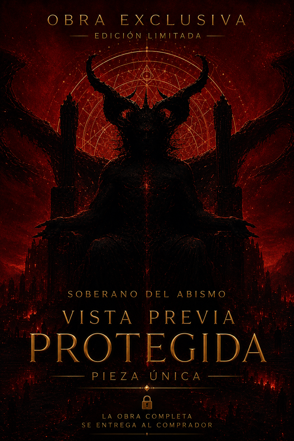 Soberano del Abismo Eterno | Obra Digital Única