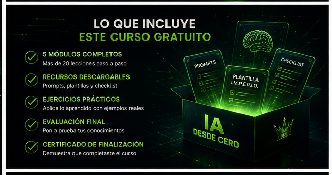Curso Gratis de Inteligencia Artificial desde Cero