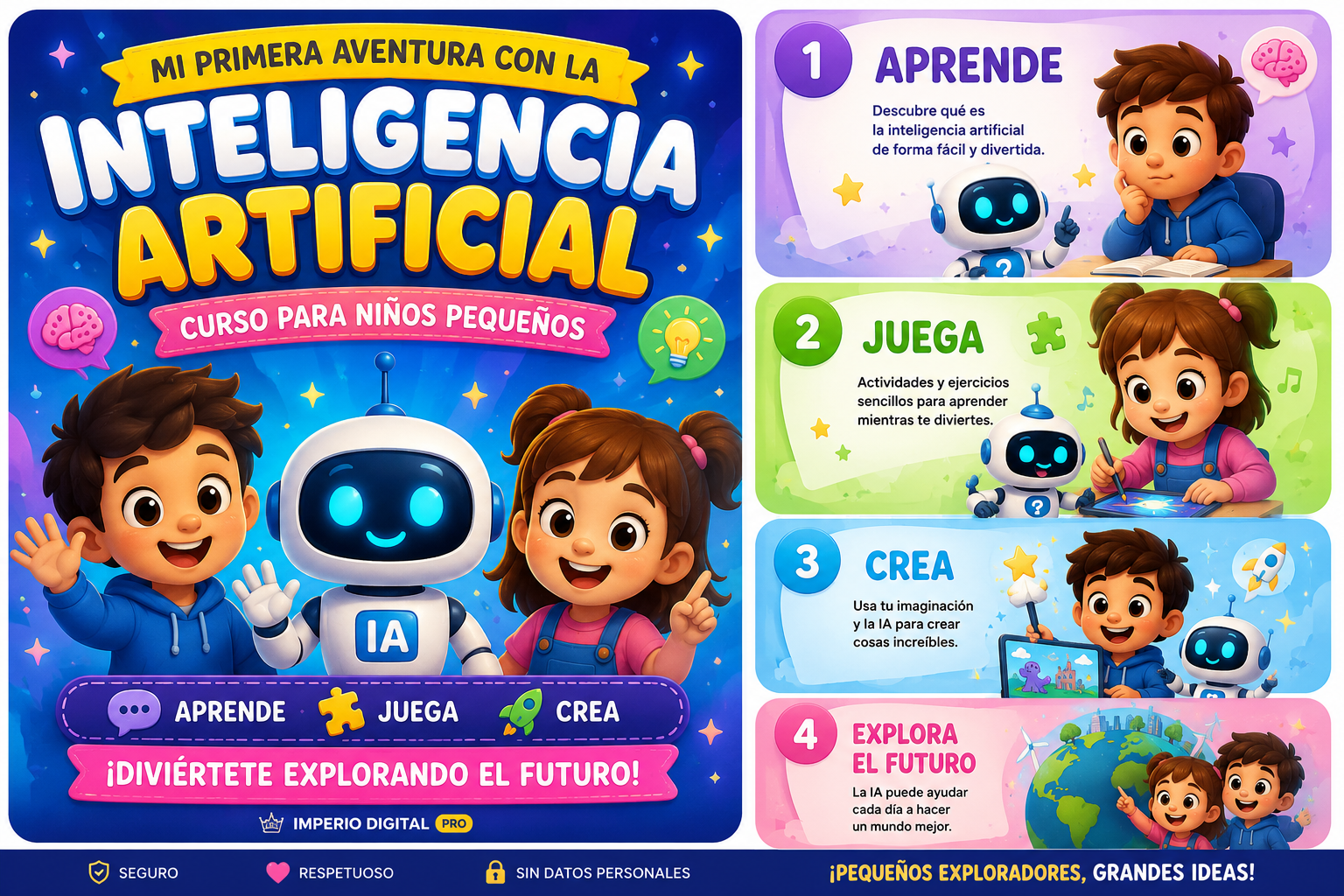 Inteligencia Artificial para Niños | Curso Infantil Aprende Jugando. GRATIS